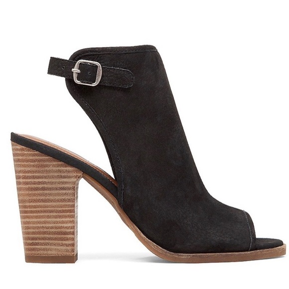 Lucky Brand Shoes - NWOT Lucky Brand Lisza Leather Peep—Toe Boots